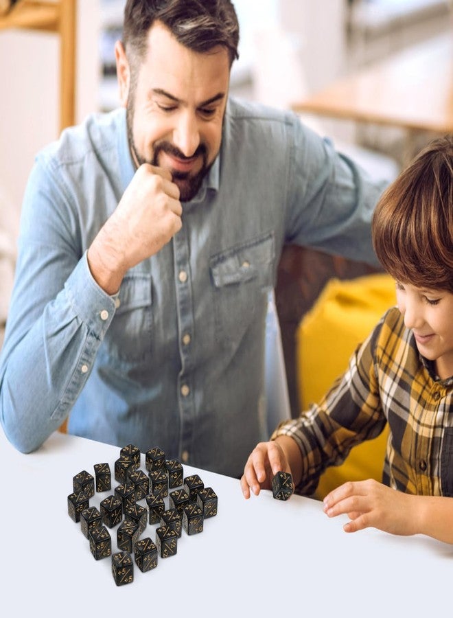 TOPPERFUN 24pcs 1/+1 Token Dice Counter, 0. 63in D6 Minus and Plus Dice Set, Acrylic Board Game Accessory, Compatible with MTG, CCG, Card Games, Black - Image 4